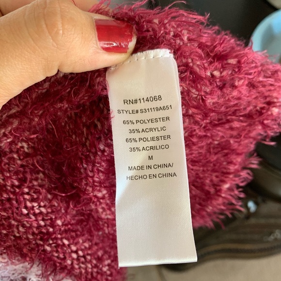 RASMON soft cardigan teddy bear eyelash knit - Picture 7 of 7